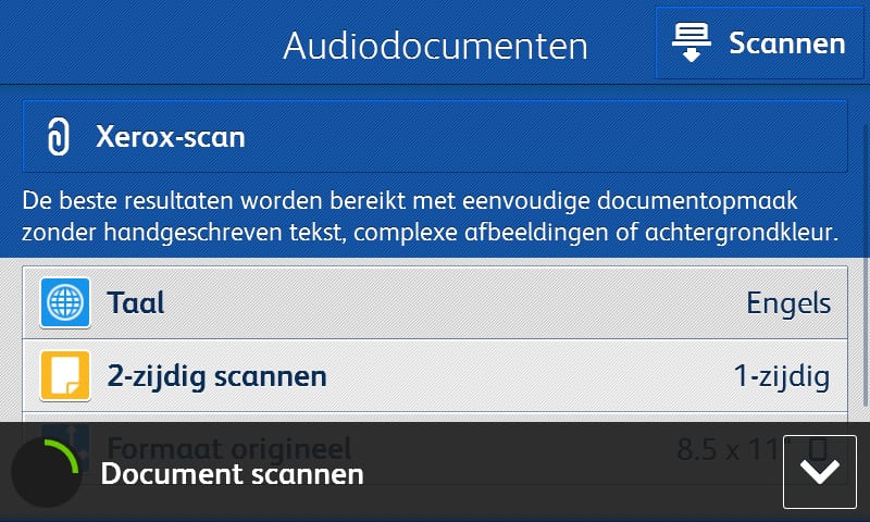Audio App screenshot