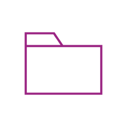 DocuSign folder icon violet