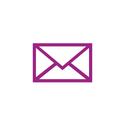 E-Mail-Symbol violett
