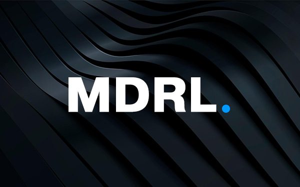 My Digital Registered Letter logo on black background