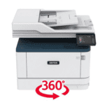 Virtuele demonstratie en 360°-aanzicht van de multifunctionele printer Xerox® B305.