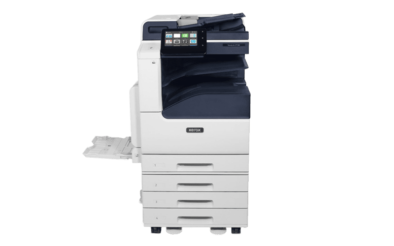 Xerox® Série VersaLink® C7100, vista frontal de impressora multifunções a cores