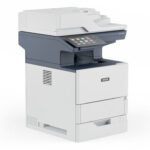 Zijaanzicht van de Xerox® VersaLink® B625 multifunctionele printer