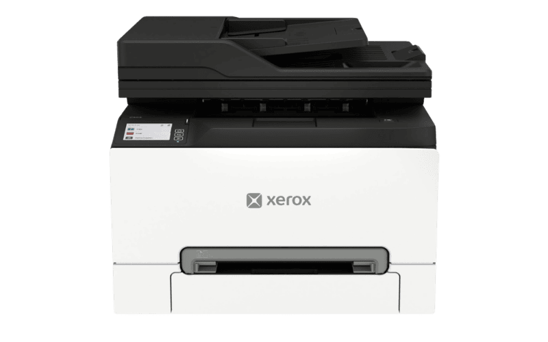 Vooraanzicht van de Xerox® C303a multifunctionele kleurenprinter