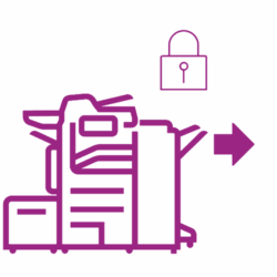 Altalink lock graphic violet