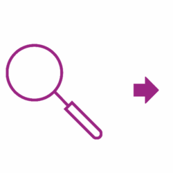 Search icon violet
