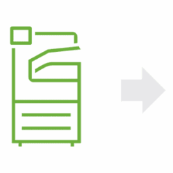Icon printer printing
