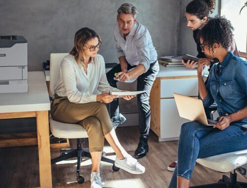 Xerox® VersaLink® B620 Printer in the workplace